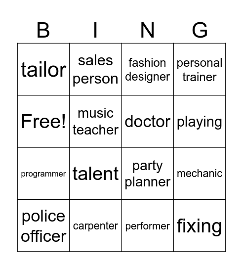 Unit 3: Maybe I'll become Bingo Card