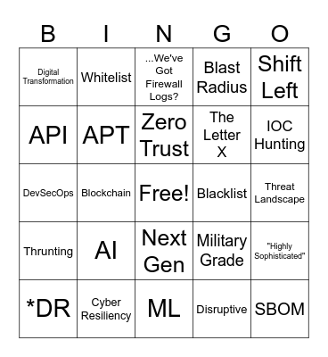 SOC Bingo - 2023 Edition Bingo Card