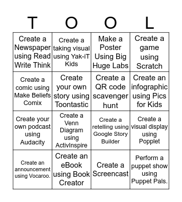 Tech Product Bingo Card