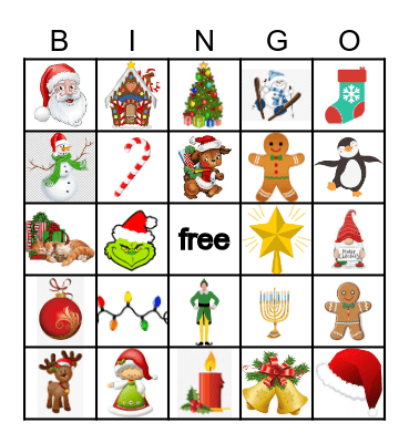 Christmas Bingo Card