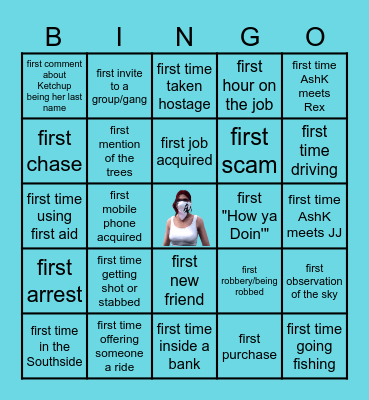 Firsts of NoPixel 4.0 Bingo Card