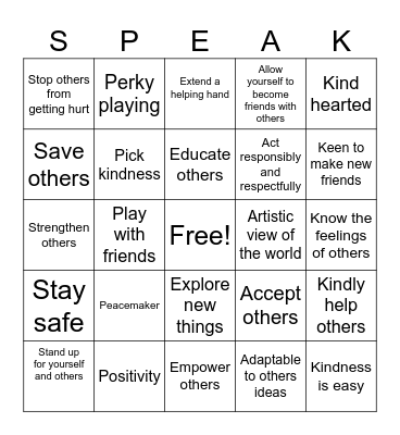 Legacy BINGO Card