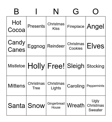 Christmas Bingo Card