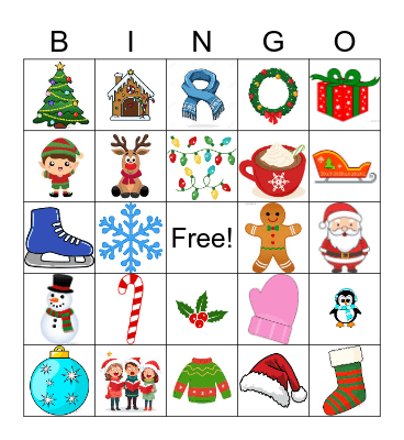 Holiday Bingo Card