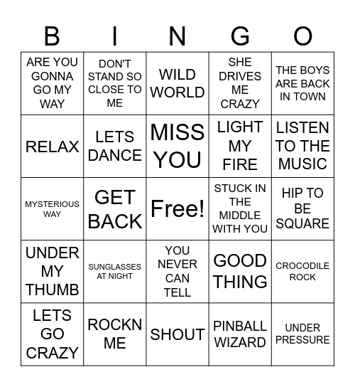 HURRICANES #2 12-19 Bingo Card