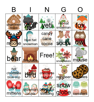 Winter BINGO Card