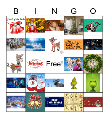 Wintertime Bingo Card
