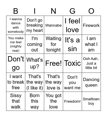 CLASSICS Bingo Card