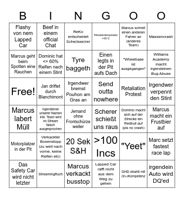 GHD24 Spa Bingo KKrämer Bingo Card