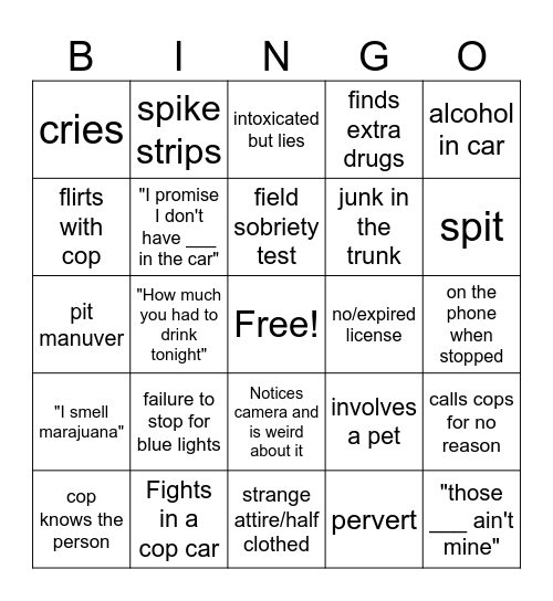 OP Live Bingo Card