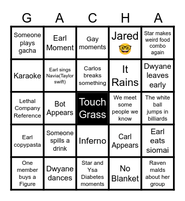 DECEMBER 17 KZK CHRISTMAS PARTY BINGO Card