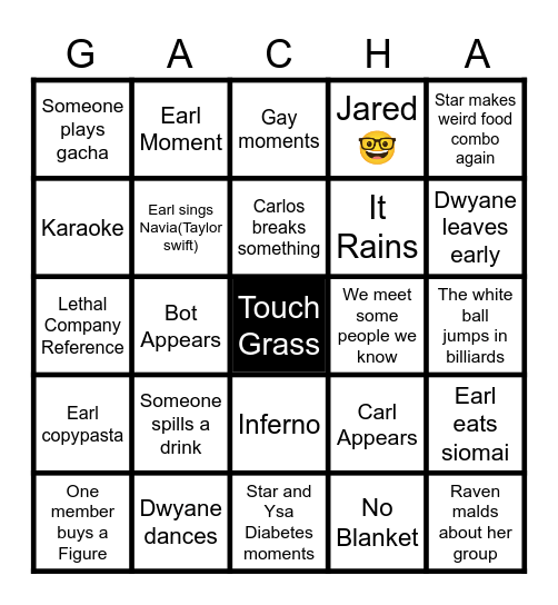 DECEMBER 17 KZK CHRISTMAS PARTY BINGO Card