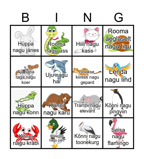 LOOMA BINGO Card