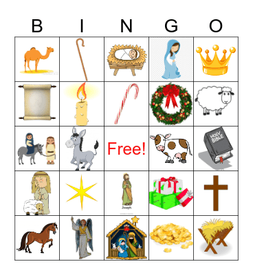NATIVITY Bingo Card
