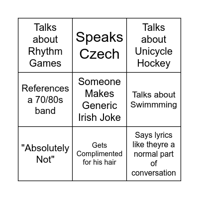 FINN Bingo Card