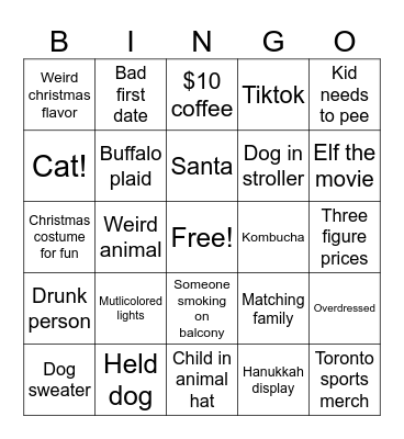 Winter market bingo Card