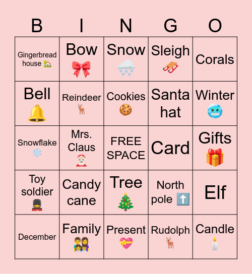 🎄 GPT 🎄 Bingo Card