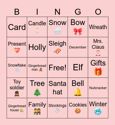 🎄 GPT 🎄 Bingo Card