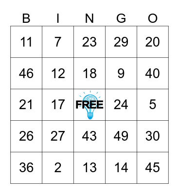 BrisQuiz Xmas Trivia Bingo! Bingo Card