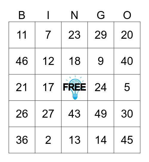 BrisQuiz Xmas Trivia Bingo! Bingo Card