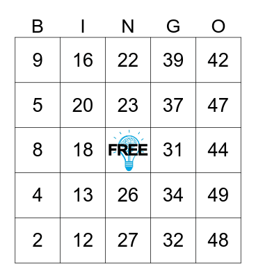 BrisQuiz Xmas Trivia Bingo! Bingo Card