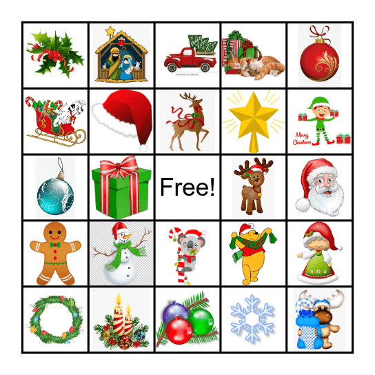 Christmas Bingo Card