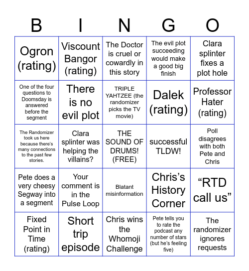 Pull to Open Bingo 2.0 Bingo Card