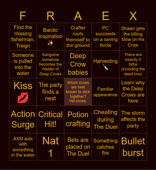 There Are More of Them?! Bingo Card