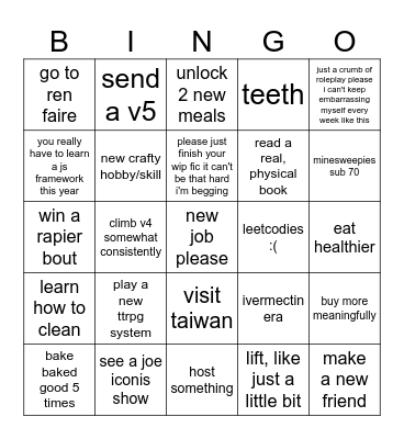yahaha! bingo 2024! Bingo Card