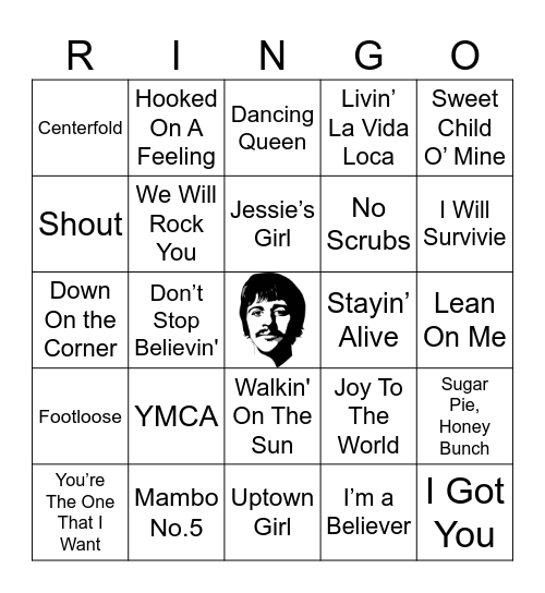 RINGO 6 [BEGINNER] Bingo Card