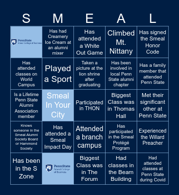 Insert City Name Bingo Card