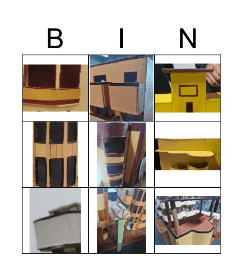 Find the Art Deco Elements Bingo Card