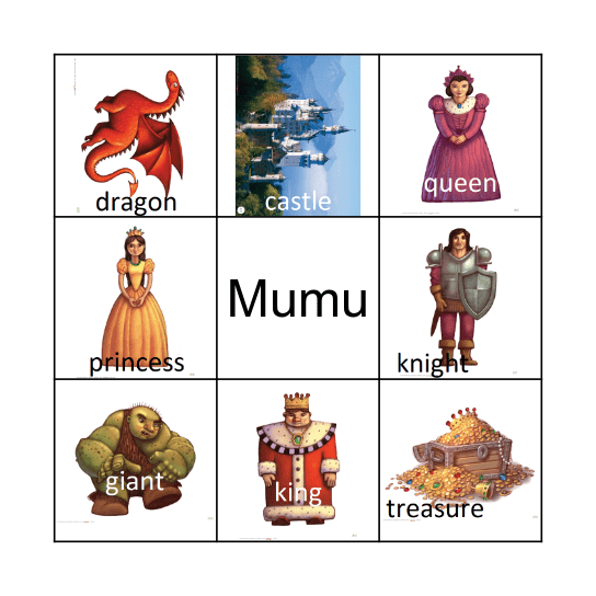 Story Time Bingo Card