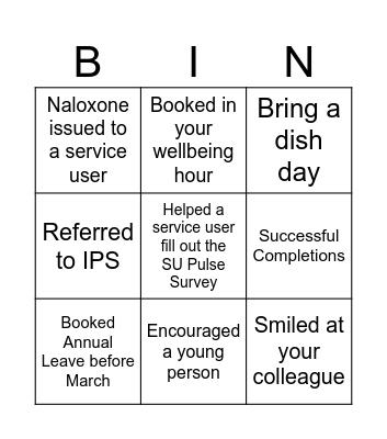 RISE 2023 Celebration Bingo Card