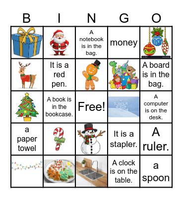 Christmas Bingo Card