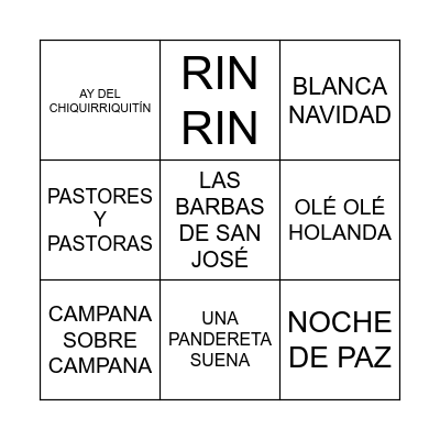RESIDENCIA SAN JUAN DE DIOS Bingo Card