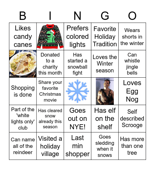 SIMA Bingo Card