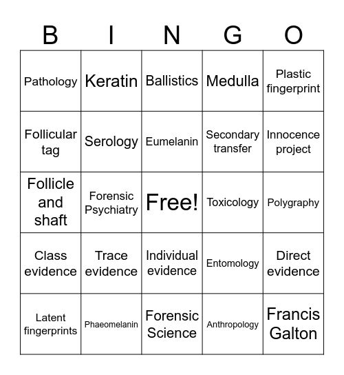 Semester Exam Game 1 2024 Bingo Card