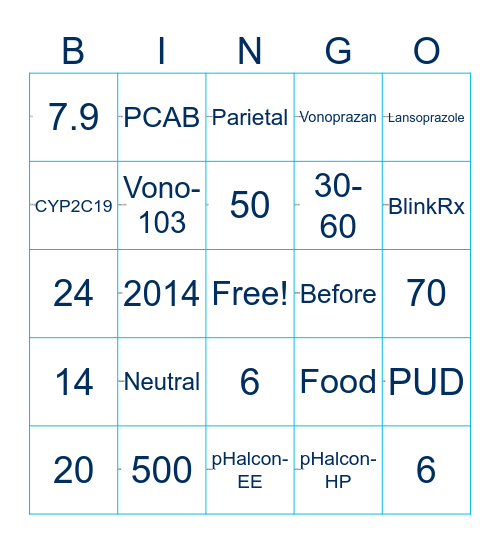 voquezna Bingo Card