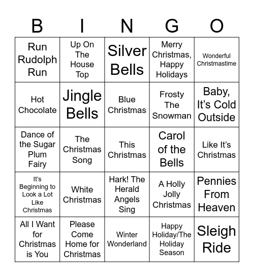 Singo Bingo Card