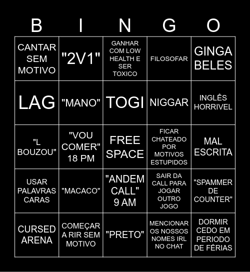 MIGUEL BINGO Card