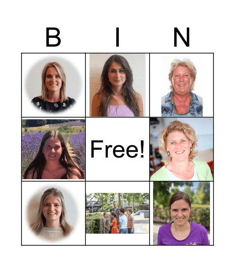 Bingo Muzenberg Bingo Card