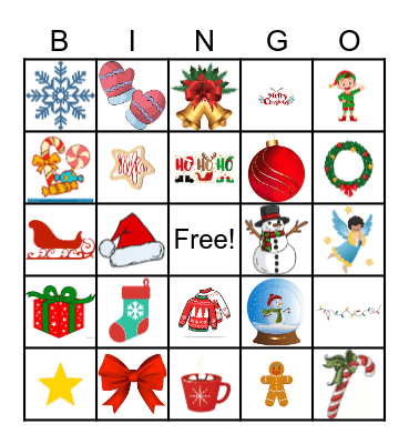 CHRISTMAS BINGO Card