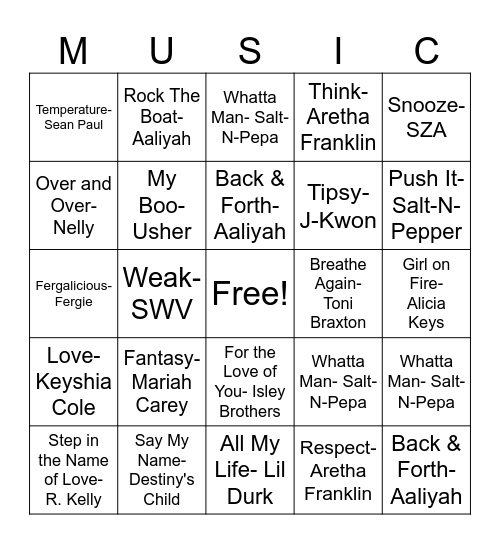 Christmas 2023 Bingo Card