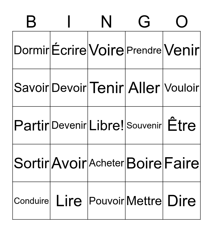 french-irregular-verbs-bingo-card