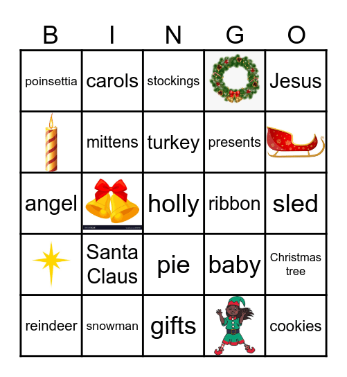 Christmas Bingo Card