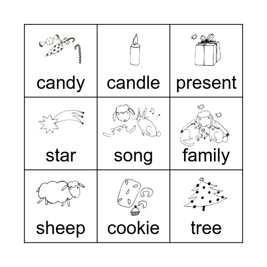 Xmas Bingo Card