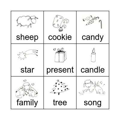 Xmas Bingo Card