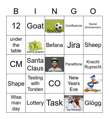 Xmas @ OneHOUSE Bingo Card