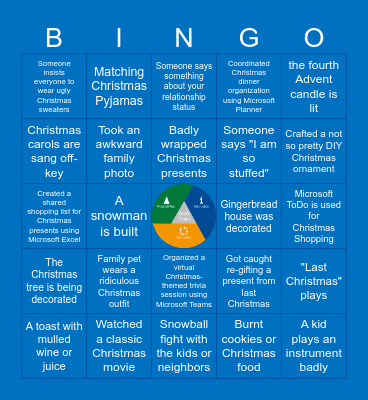 BASF WoW Christmas Bingo Card